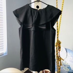 Club Monaco Ruffle Blouse